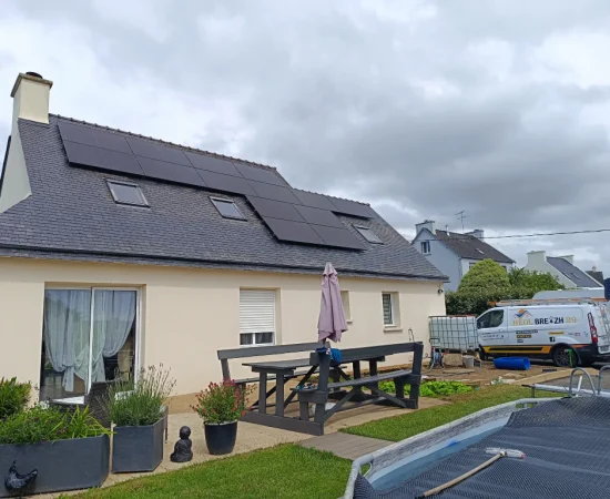 Heol Breizh 29 installateur photovoltaique finistere maison individuelle toiture ardoise Brest 9