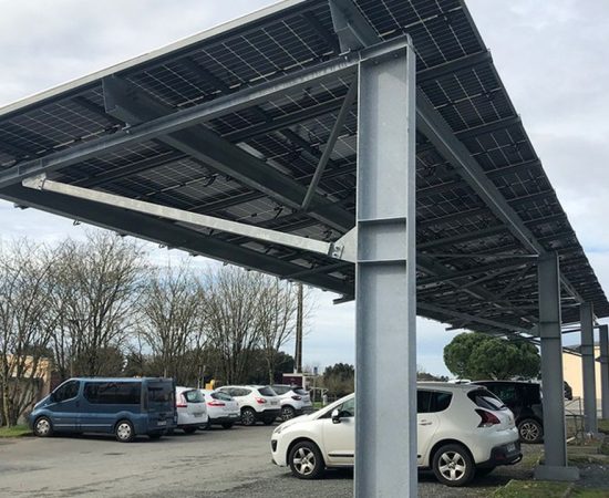 carport et ombriere solaire Heol Breizh 29 Ploudiry Photovoltaique Finistere